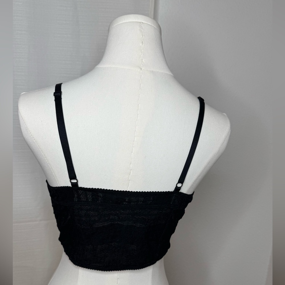 *NWOT* INTIMATELY BY FREE PEOPLE‎ STRETCH LACE CROP BUSTIER BRALETTE. - Picture 4 of 5